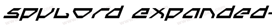 Spylord Expanded字体转换